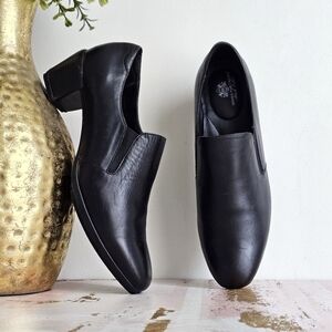 SFC Shoes for Crews Classico Black Genuine Leather Women's Shoes 3701 Size 9